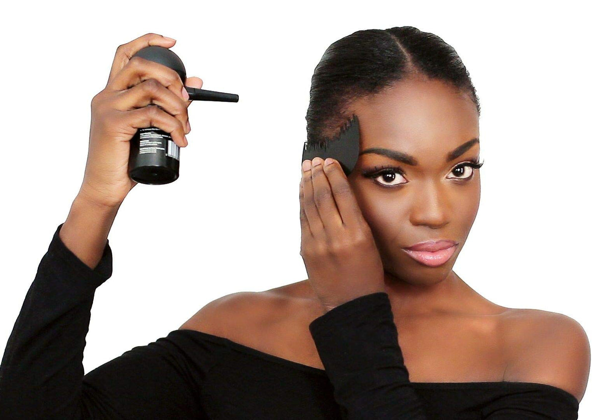 MANE Mane Hair Thickening Fibres and Applicator (Dark Brown) 15 grams