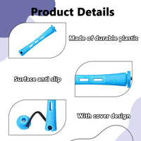 Vierone Perm Rods Perm Kit 60 PCS Small Size Hair Curlers Rollers 0.35 Inch Hair Rollers Perm Kit Short Hair Men Home Perm Kits for Long Short Hair Styling Tool Hair Curlers for Women and Men (Blue)