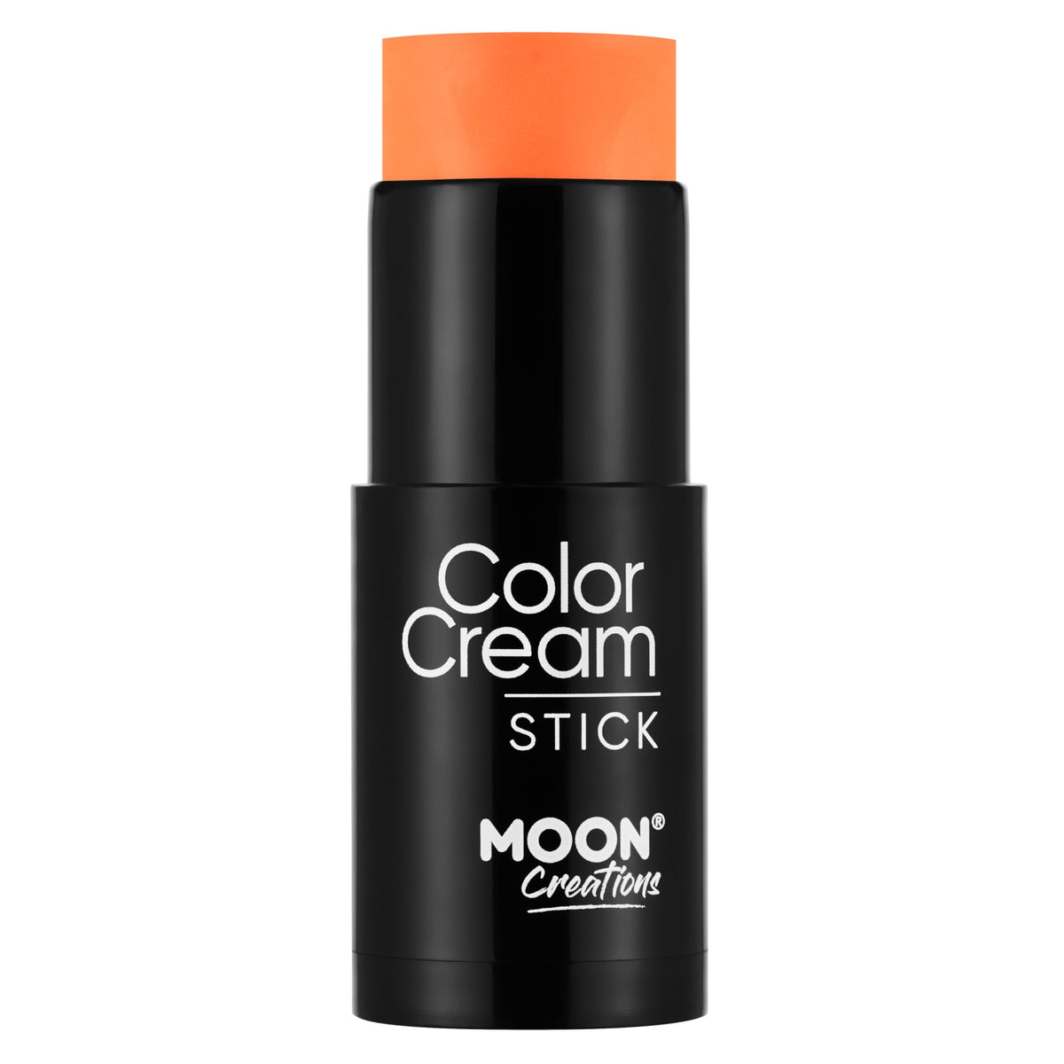 Moon Creations Face Paint Stick (Bright Orange 21g) Non-toxic Cream Body Paint, Full-coverage Face Body Paint Makeup Stick Halloween SFX Cosplay | Professional Face Paint Makeup for Adults, Kids