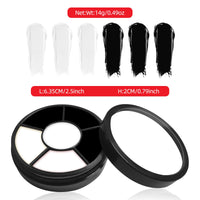 Go Ho Black and White Face Paint Palette,Cream Washable Formula Face Painting for Halloween Cosplay,Body Paint SFX Makeup Palette,Professional Skeleton Skull Makeup Palette