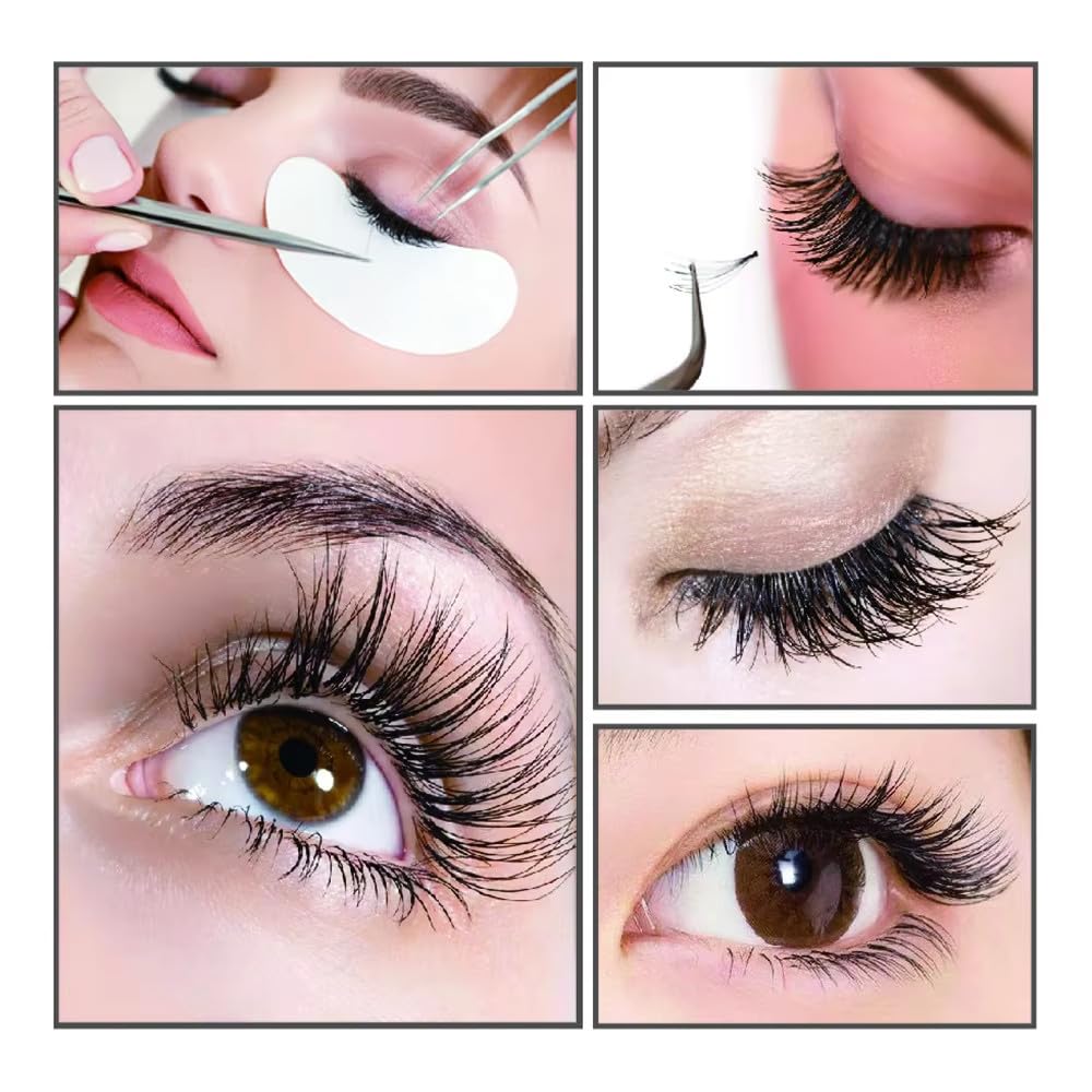 Eye Gel Pads, Lint Free Eyelash Patches, 50 Pairs of Eyelash Extension Under Eye Gel Pads Lint Free Under Eye Patches Eye Mask Beauty Tools Higher Quality products by THE ISMA