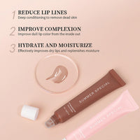 Summer Special Lip Butter Balm, Instant Lip Mask Hydrating & Nourishing Lip Gloss with Perfect Shine - Moisture Care for Dry Lips