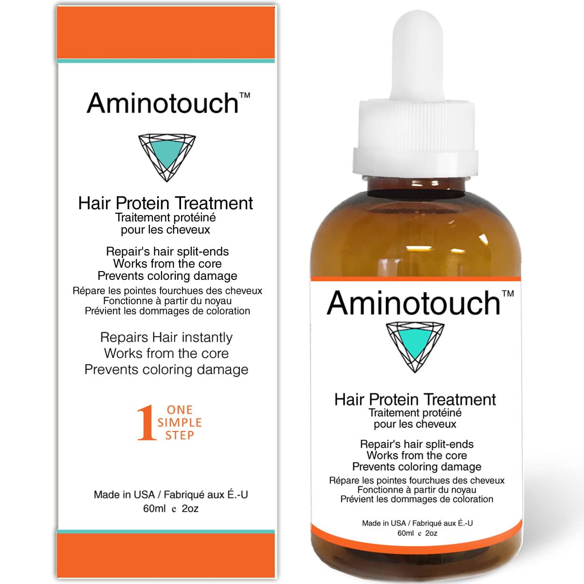 KERATIN RESEARCH ‎Keratin Research Aminotouch Natural Hair Protein Treatment Oil, 60 ml