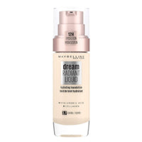 Maybelline New York Make-Up, Dream Radiant Liquid Make-Up, Liquid Foundation, No. 37 Vanilla, 30 ml