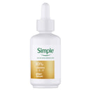 Simple Glow+ 10% Vitamins C + E + F Serum Skin Care for Dry or Dehydrated Skin, Brightening Face Glow Serum for Youthful Glowing Skin, 30 ml