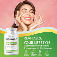 Soleil Collections Ultimate Collagen Blend Quercetin| Biotin, Hyaluronic Acid, Keratin, Zinc | Beauty & Longevity | Biotin, Keratin & MSM | Hyaluronic Acid, Magnesium, Zinc & Folate | All-in-One Formula 90 Count