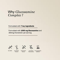 VITAVERUS Glucosamine Complex with Boswellia, Chondroitin, Turmeric, MSM & Quercetin, 90 Capsules