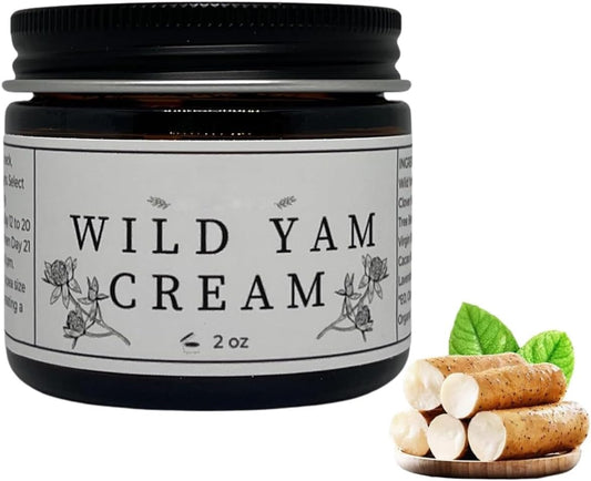Wild Yam Cream, 60ml Natural Wild Yam Cream For Menopause, Wild Yam Skin Cream, Natural Relief for Menopause Dry SkinWild Yam Cream, 60ml Natural Wild Yam Cream For Menopause, Wild Yam Skin Cream, Nat