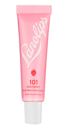 Lanolips 101 Ointment Multipurpose Superbalm Strawberry - Natural Healing Moisturizer with Lanolin - Restore + Repair Cracked Lips, Cuticles, Elbows + Dry Skin - Fragrance-Free Balm (10g / 0.35oz)