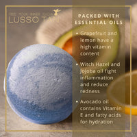 Luxury Tan Remover Bath Bomb – by Lusso Tan. Organic, Vegan and Cruelty-Free Self-Tan Eraser. Natural Essential Oils. Paraben Free. Fast-Action. Remove Fake Tan in 10 Minute Soak Winter Nights Scent