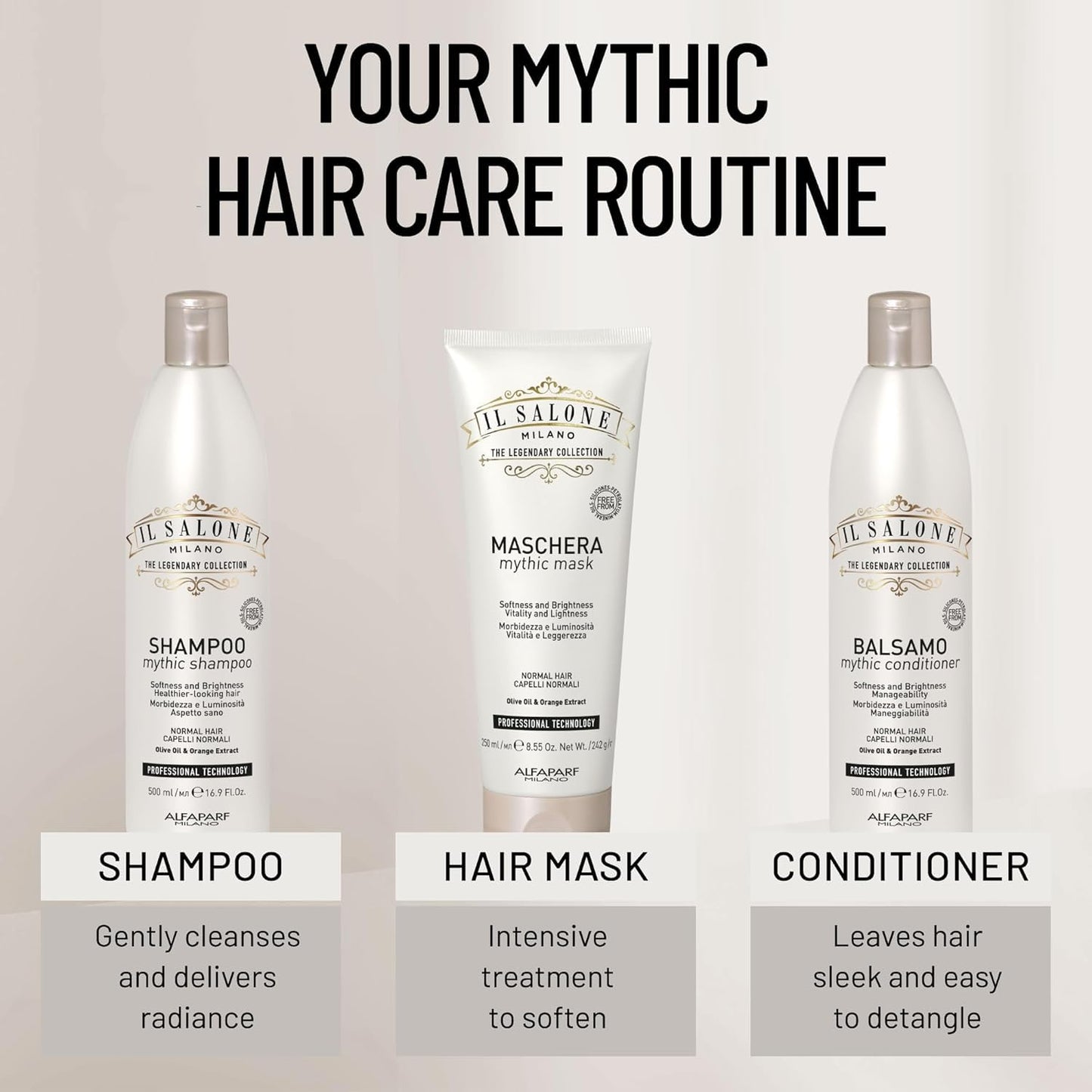 Il Salone Milano Mythic Mask 250ml - maschera per capelli normali