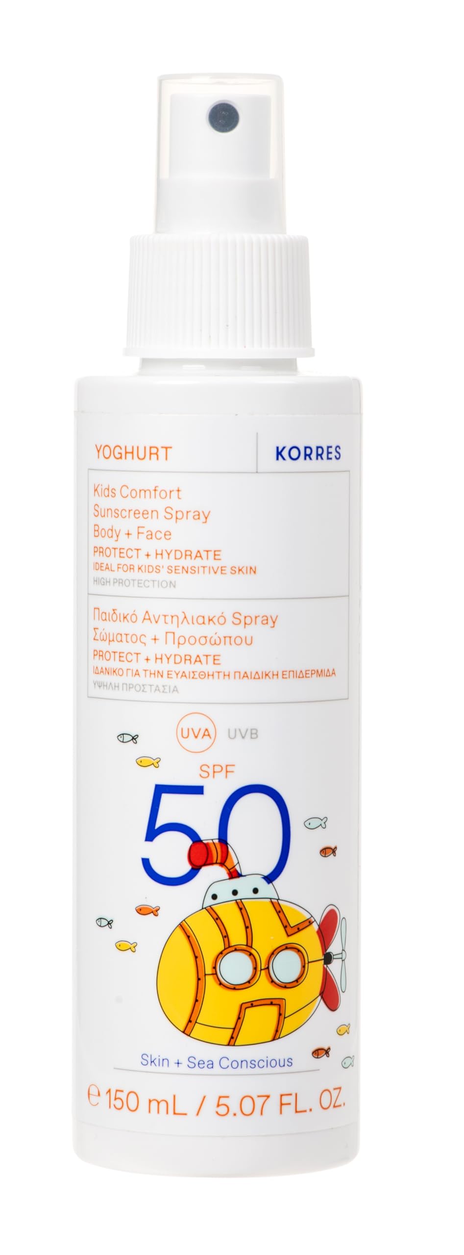 Korres KORRES YOGHURT Kids Sunscreen SPF50 150ml