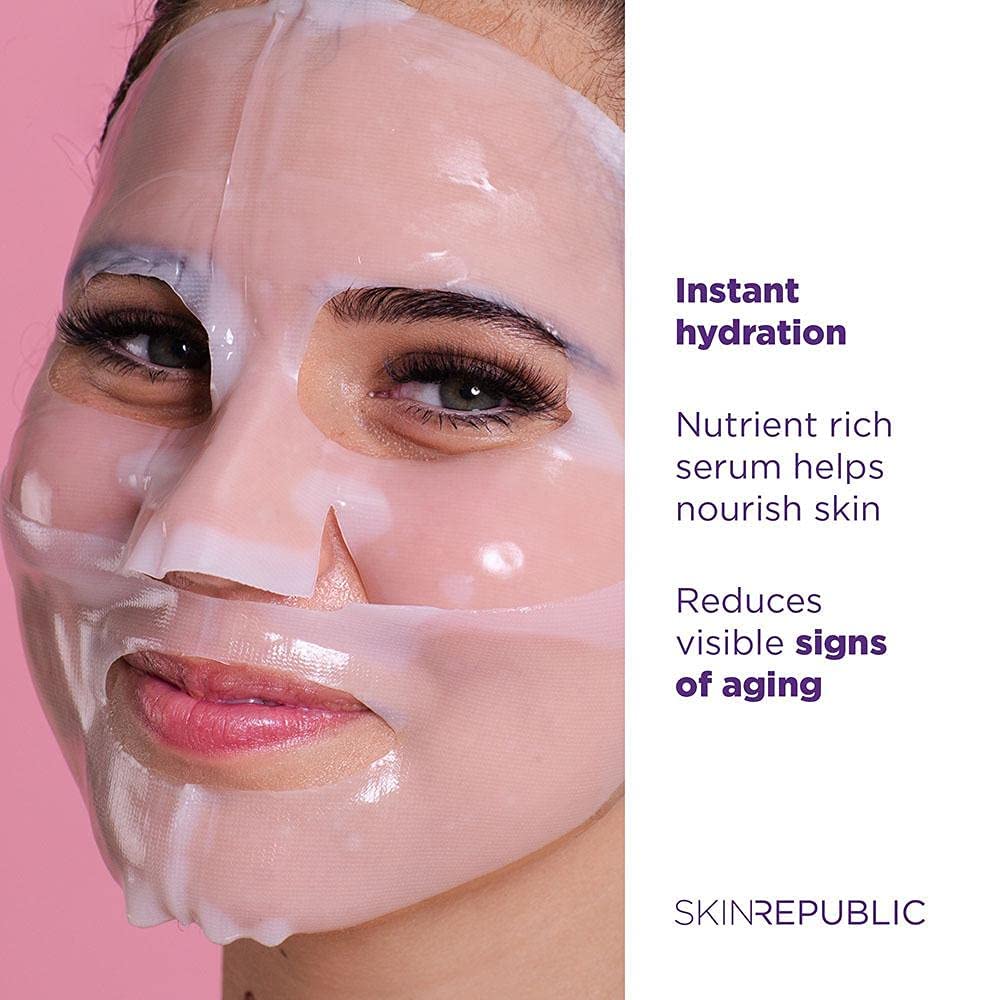 Skin Republic Collagen Hydrogel Face Mask, For Younger Looking Skin, Reveals a Radiant Complexion, 25g