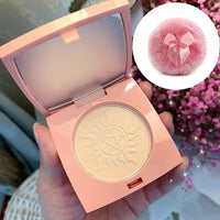 Dawwoti 4 Pcs Fluffy Plush Powderpuff Soft Face Powder Puff Bowknot Dry Powder Puff for Face and Body Powder