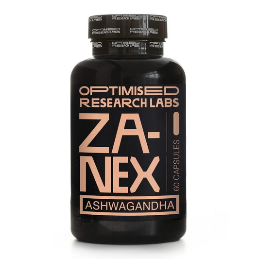 Optimised Research Labs High Strength Ashwagandha 5% Withanolides with Added Piperine for Improved Absorption Easy to Swallow Capsules 30-60 Day Supply Vegan Friendly Premium Grade Supplement