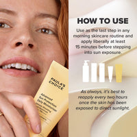 PAULA'S CHOICE Paula's Choice Advanced Sun Protection Daily Moisturiser SPF 50 | PA++++ | SPF 50 Face Moisturizer | No White Cast Sunscreen | Dewy & Healthy Glow | with Antioxidants | Normal to Dry Skin | 60 ml