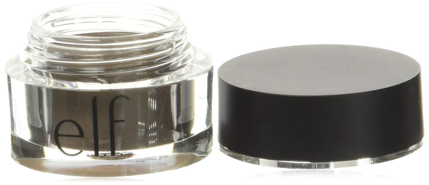 e.l.f. Lock On Liner And Brow Cream, Lines Eyes & Defines Eyebrows, Medium Brown, 0.19 Oz (5g)
