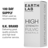 Earth Lab - Fulvic Minerals 50ml - High Strength, All Natural & Vegan Friendly, 100 Day Water Drops - Best for Gut Health