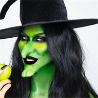 Go Ho 6 Colors Green Face Body Paint,Cream Washable Formula Face Painting for Halloween Cosplay,Body Paint FX Makeup Palette,Professional Face Paint Green Makeup