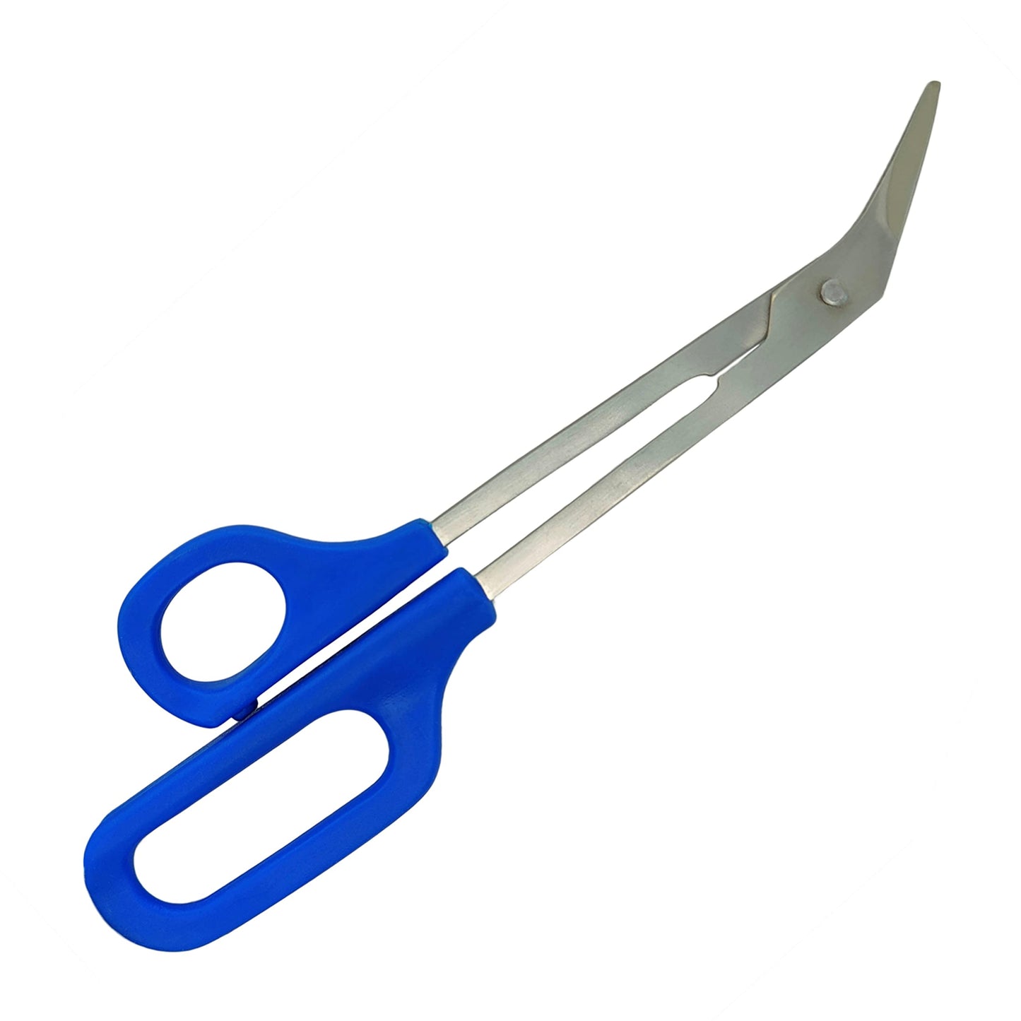 Sandbros Long Handled Toenail Scissors for Thick Nails, 8" Angled Tip Ingrown Toe Nail Clippers for Thick Nails, Heavy Duty Long Handled Toe nail Scissors for Thick Nails, Podiatry Tools for Elderly, Back Pain