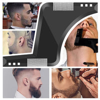Accessotech Beard Styling Shaping Template Comb Barber Tool Symmetry Line Up Trimming Guide