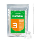 wananfu WANANFU Size 3 Empty Capsules Vegetarian (100 Count) Bundle with 2 Micro Lab Spoons, Compatible with Capsule Filling Machine Size 3
