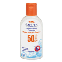 SAFE SEA Safe Sea SPF50 Sting Blocking Sunscreen | 120ml Bottle | For Sensitive Skin | Anti Jellyfish Sting Protective Lotion (Pack of 1)