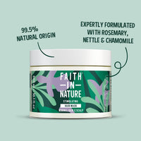 FAITH IN NATURE Faith In Nature Rosemary Hair Mask, Stimulating Deep Treatment for Normal Hair & Scalp, Vegan & Cruelty Free, No SLS, Silicones or Parabens, 300ml