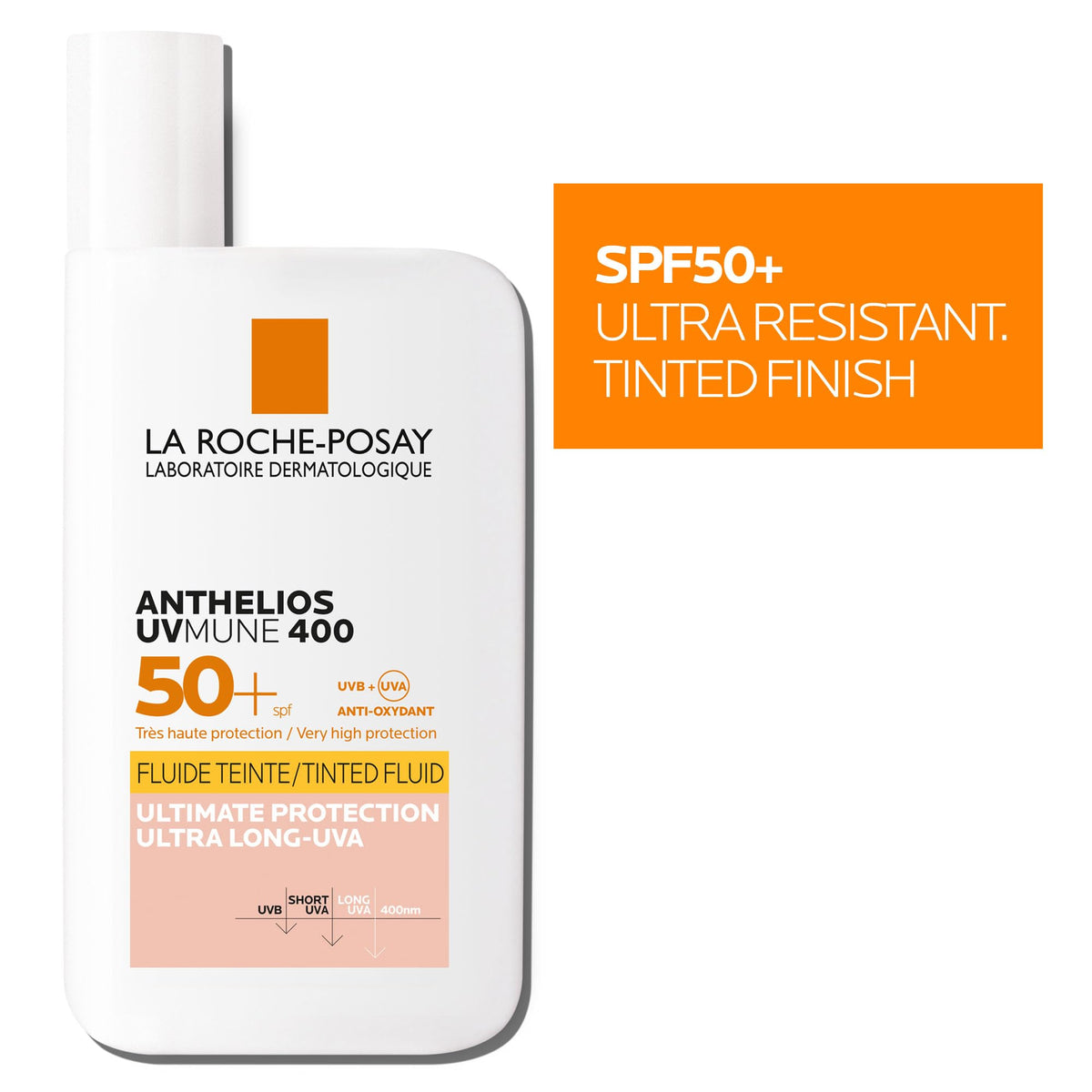 La Roche-Posay Anthelios UVMune 400 SPF50+ Invisible Tinted Fluid, 50ml