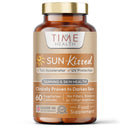 Time Health New: Sun-Kissed - Clinically Proven Tan Accelerator - Darkens Skin By Up to 2.5X - Prolongs Tan - Provides UV Protection - Made with Melaline® - Tanning Supplement - UK Made - Zero Additives