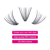 FADLASH Lash20D 0.07mm D Curl 8-15mm Mixed Length Cluster Lashes DIY Eyelash Extensions