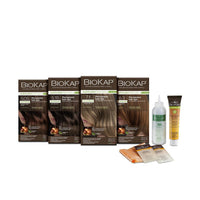 BIOKAP BioKap Natural Light Chestnut 5.0 Rapid Hair Dye 135 ml - works in just 10 mins, permanent, vegan & natural nourishing formula suitable for sensitive skin