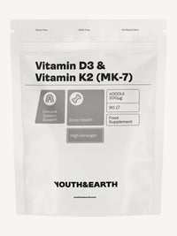 Vitamin D3 4000UI + K2 200mcg x 90 Softgels (3 Months Supply)