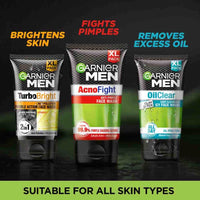 Garnier Acno Fight Face Wash for Men, 100g