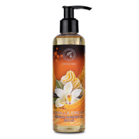 AROMATIKA trust the power of nature Vanilla Cream Sensual Massage Oil - 200ml - Edible & Kissable Massage Oil - Blend of Almond and Grapeseed Oils - Body Oil for Him & Her - for Couples - Relaxing Massage Oil