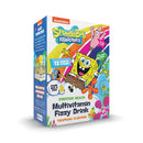 SPONGEBOB SQUAREPANTS SpongeBob SquarePants Multivitamin Fizzy Drink with 12 Essential Vitamins, Tropical Flavour, Vegan, No Added Sugar, for 2-7 Year Olds Pack of 10 Sachets