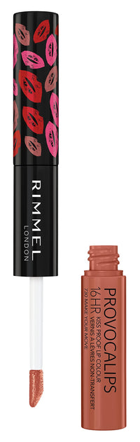 Rimmel London Provocalips 16HR Kiss Proof Liquid Lipstick, Long-lasting and Kiss-proof Formula for Shiny Touch, 730 Make Your Move (Pink), 7.5 ml