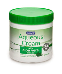 Nuage Aqueous Cream With Added Aloe Vera, 350Ml