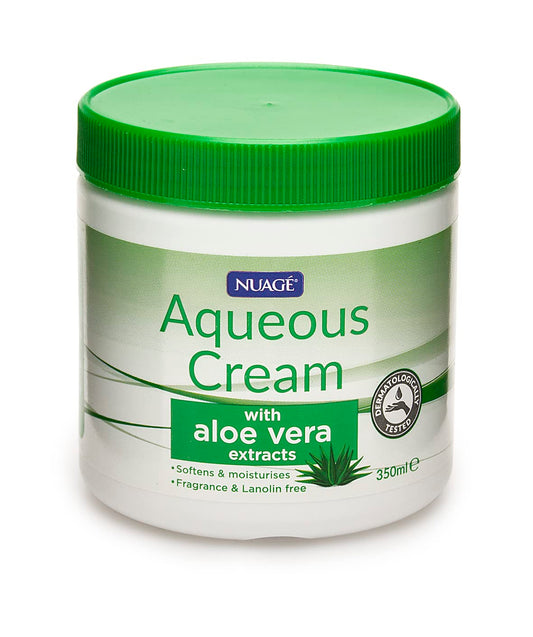 Nuage Aqueous Cream With Added Aloe Vera, 350Ml