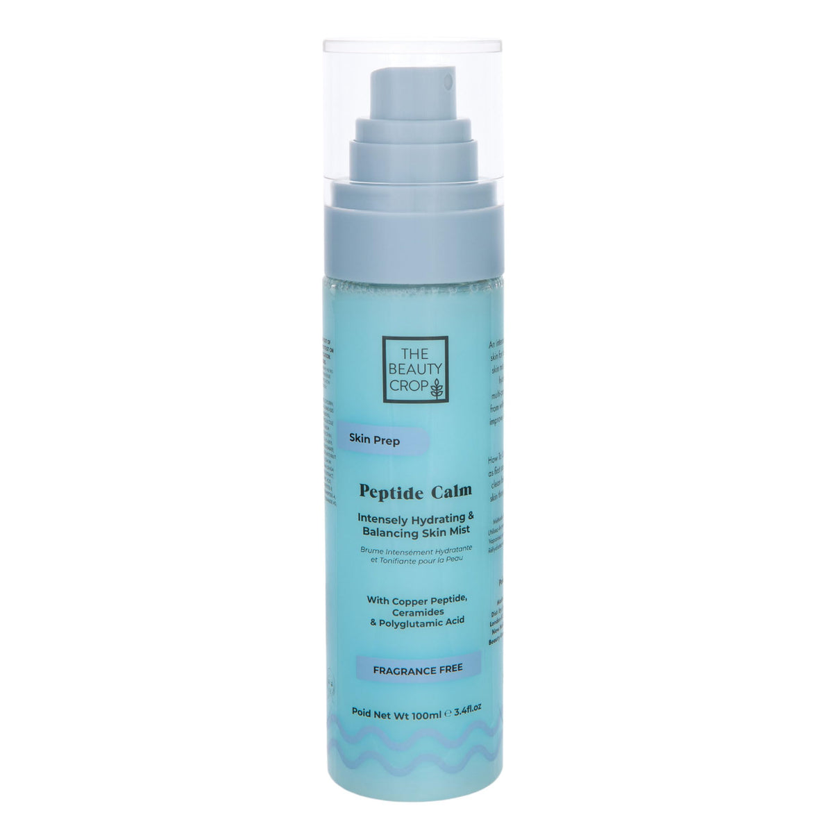 The Beauty Crop Peptide Calm Skin Mist - Hydrating & pH Balancing Face Mist - 100 ml
