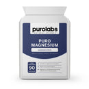 Purolabs Magnesium Citrate - High Strength Non-Buffered Magnesium - Superior Absorption for Sleep, Energy & Muscle Function - Vegan - Clean Formula - 90 Capsules