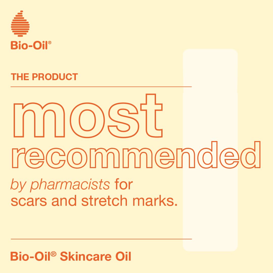 Bio-Oil Bio Oil Body Natural Skin Care Oil (60ml) - Firming Skincare That Reduces Appearance Of Stretch Marks & Scars - Grease Free Moisturiser Lotion - With Vitamin E & Vitamin A