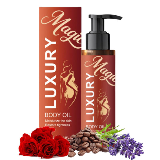 Cureluxe Magic Body Oil Firming - Magic Luxury Body Oil - Glow Remedy Oil Skin Tightening - Deeply Hydrates & Tightens Loose Skin Body Oils - Reduces Fine Line & Wrinkles Body Oils for Women