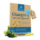 Testa Omega 3 Vegan Omega 3 Supplement - High Strength 300mg DHA + 150mg EPA per Capsule - 1 Capsule a Day - Supports Heart, Brain, Joint Health - Plant-Based Omega 3 from Algae Oil - 2 Months Supply