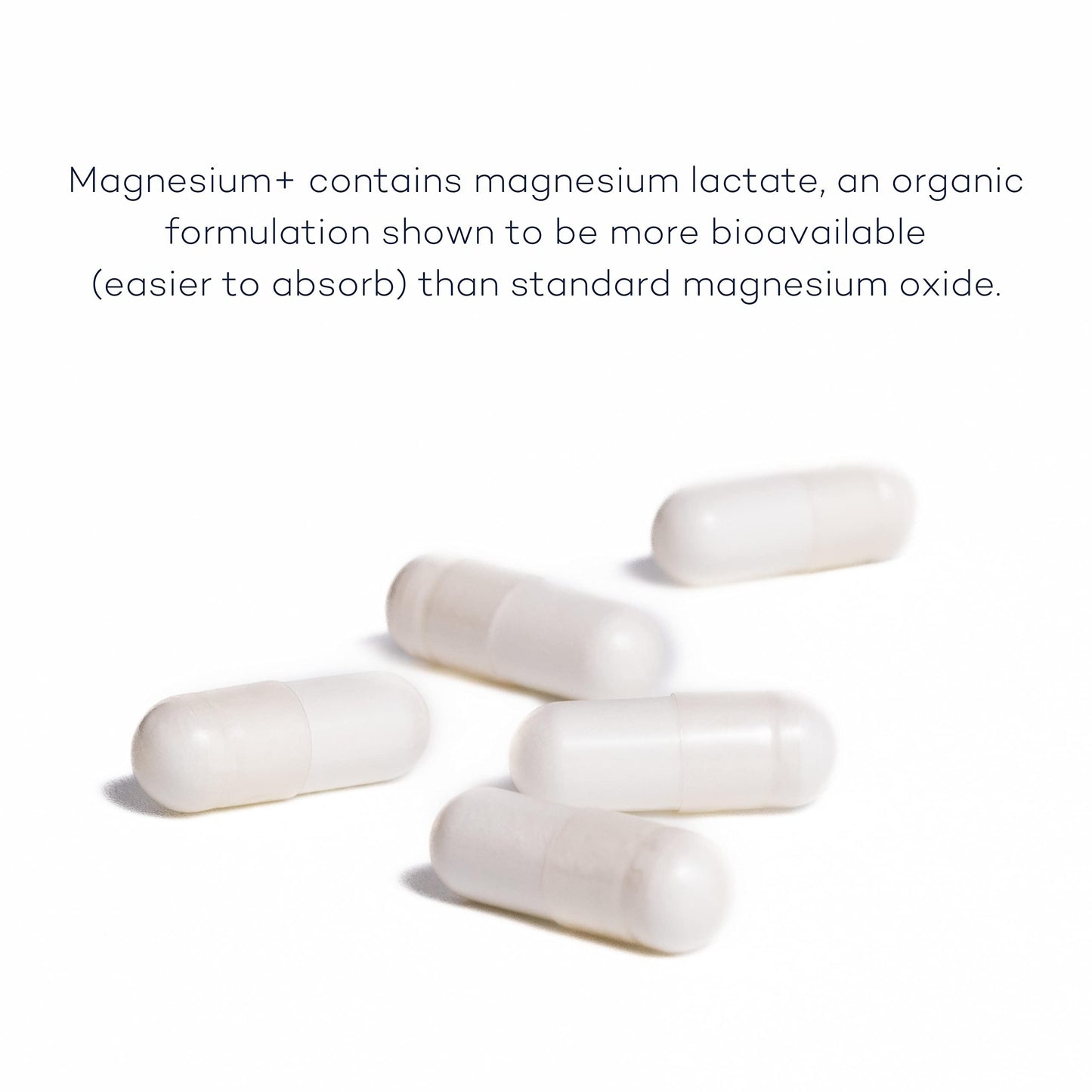 Magnesium+ 575mg Supplement – 28 High Strength Magnesium Capsules – Magnesium Lactate & Vitamin B6 Health Supplements to Reduce Tiredness & Support Bone Health – Supplements by FutureYou Cambridge