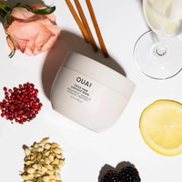 OUAI Thick Hair Treatment Masque Travel Size - Almond Oil, Olive Oil & Hydrolyzed Keratin to Repair & Restore Damaged Hair - Softens, Smooths & Strengthens - Phthalate & Paraben Free Hair Mask - 100ml