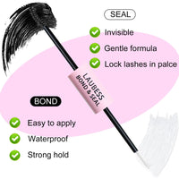 LAUBESS Lash Extension Kit 240 Pcs Cluster Lashes Kit Individual Lashes with Bond and Seal & Eyelash Tweezers Eyelash Extension Kit Lash Clusters (Set 20D/40D-0.07D-9-16Mix)