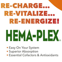 Nature's Plus NaturesPlus HemaPlex - Gentle Iron Supplement with Vitamin C, Methyl B12, Folate - Blood Health, Immune Support, Energy - Vegan, Gluten Free - 30 Tablets