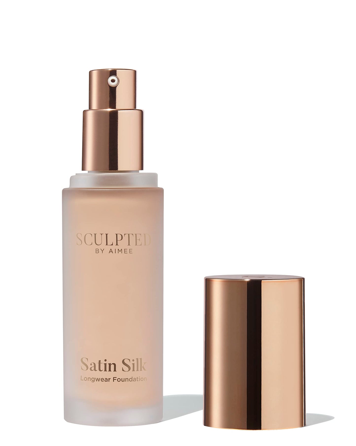 SCULPTED by Aimee Connolly Satin Silk Longwear Foundation from Sculpted by Aimee (Light 3.0) - Lightweight, Hydrating & Buildable High Coverage, Sweat-Resistant Foundation