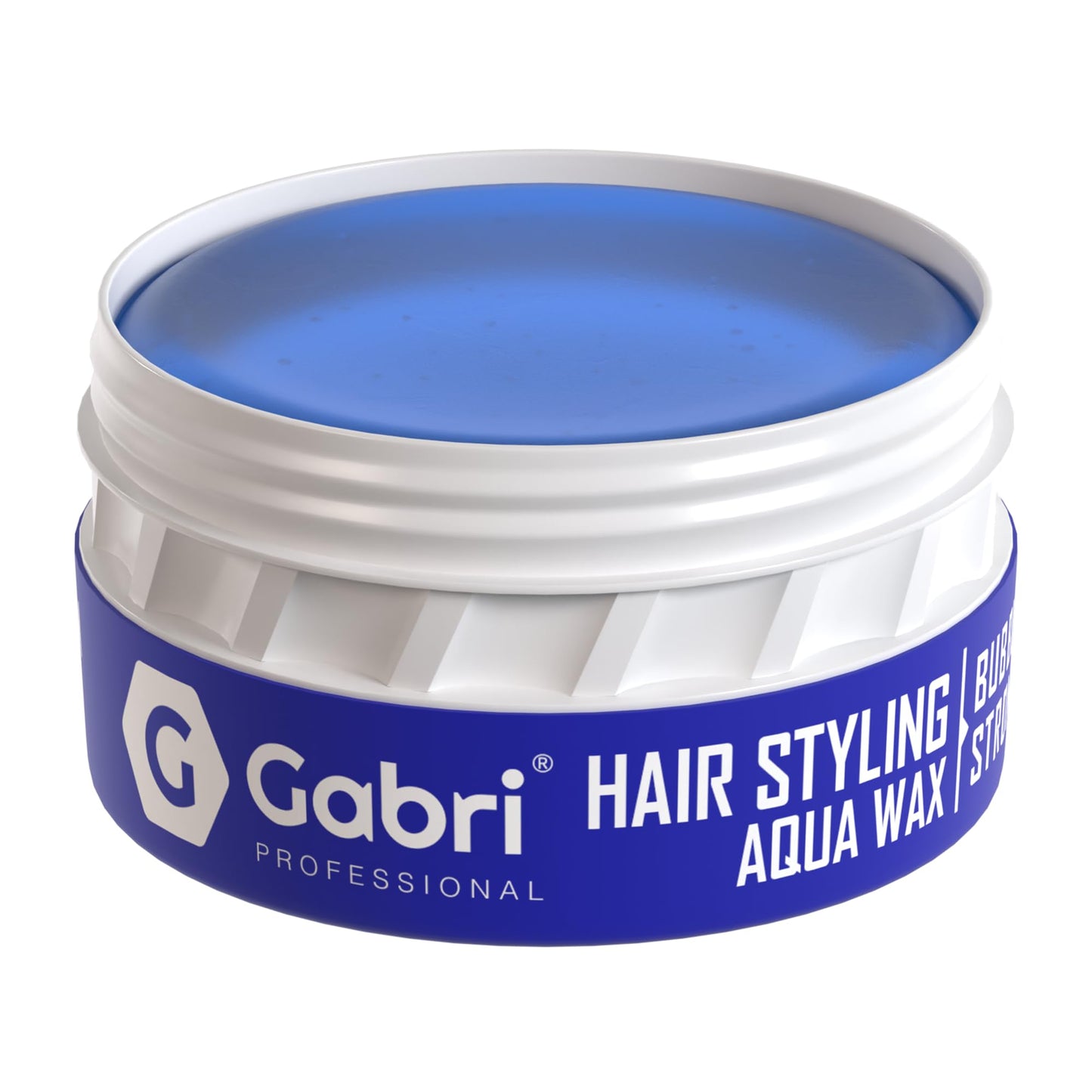 G Gabri Gabri Professional Hair Wax, Hair Styling Aqua Wax, 1 x 150 ml, Pack of 1 (Bubblegum Strong - Blue)